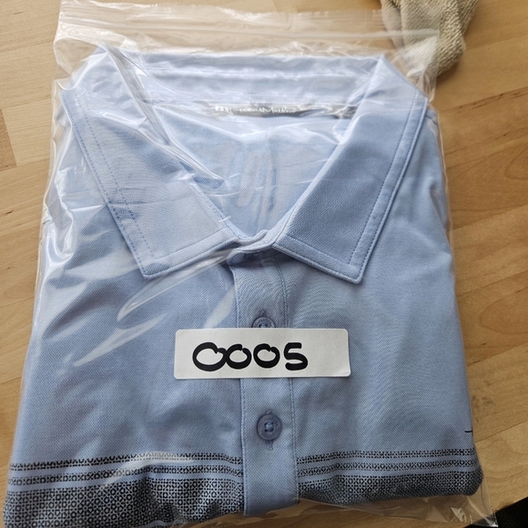 Travis Mathew Cacti Field Blue/Black Polo Golf Shirt Sz XXXL - Picture 12 of 12